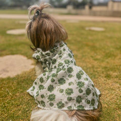 Floral Print Cotton Dress for Dogs