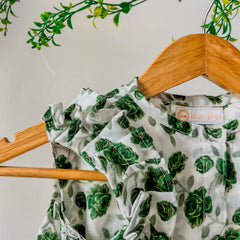 Floral Print Cotton Dress for Dogs