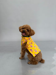 Yellow Cotton Floral Kurta